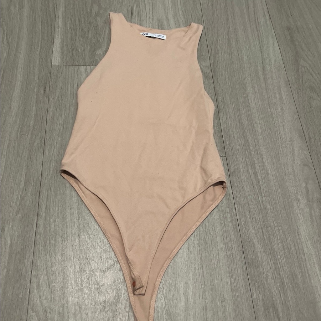 Zara Women's Tan Bodysuit